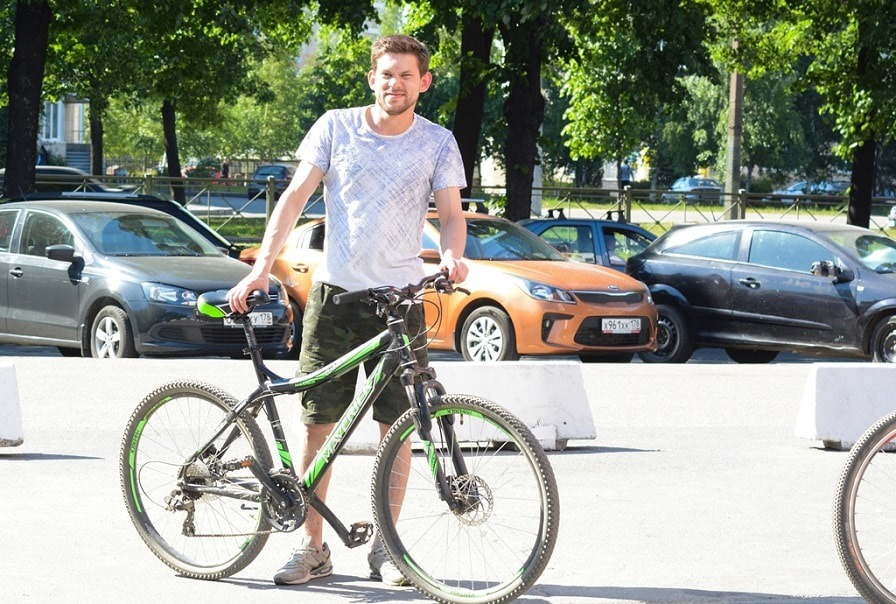 Клиент на велосипеде Покатушкина 2