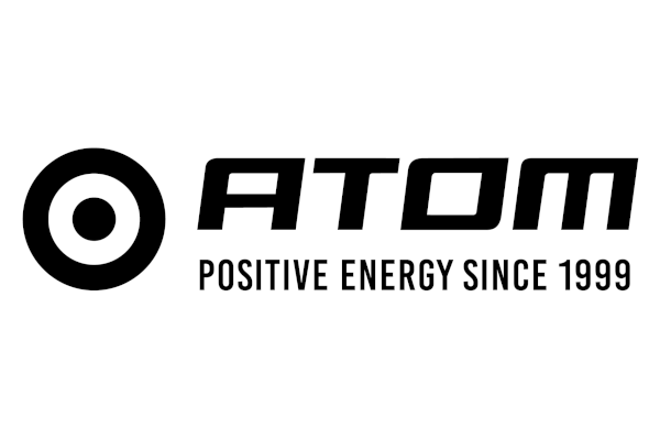 Логотип бренда Atom