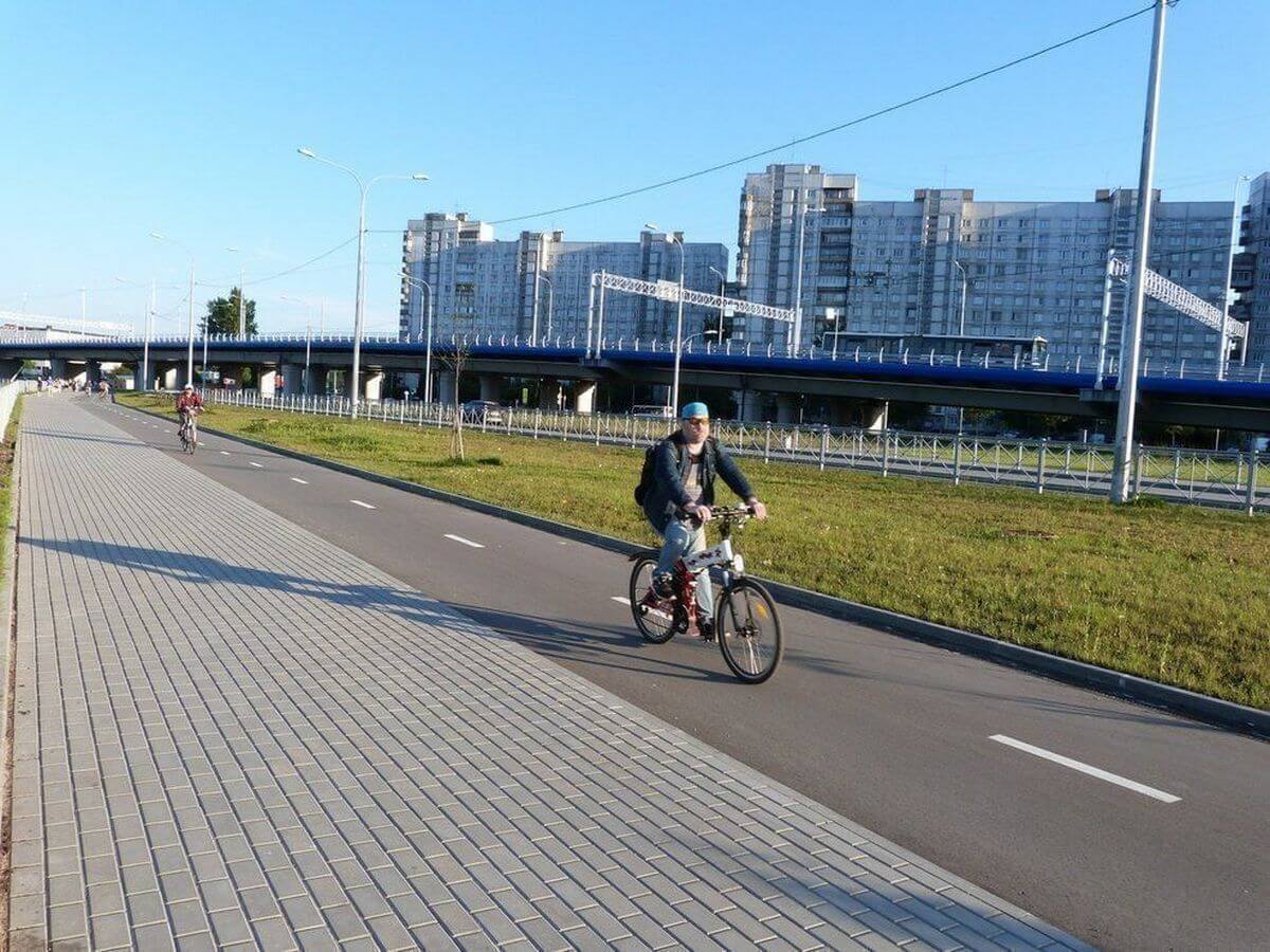 Велодорожки в Санкт-Петербурге
